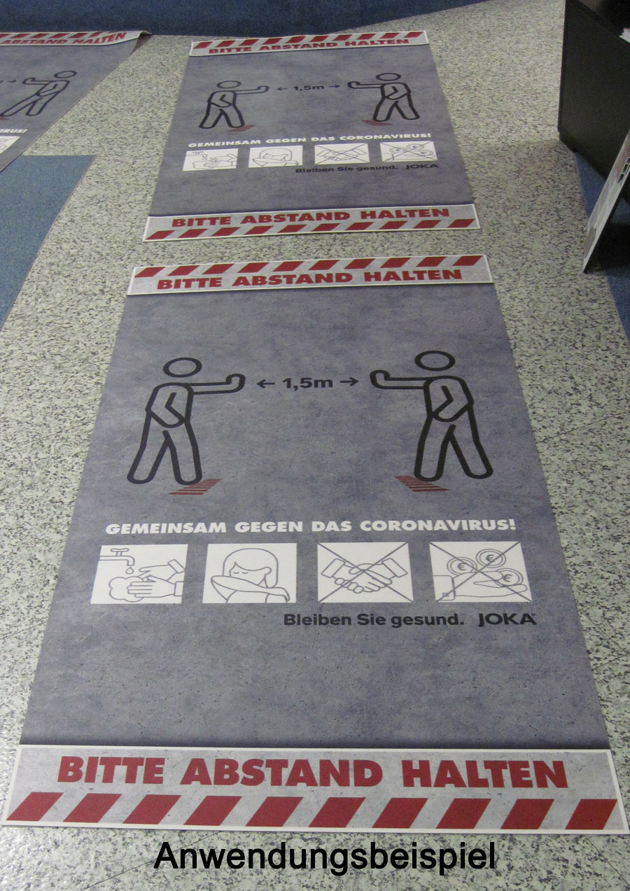 Abstandsmatte rechteckig 1,50 x 1,50 m (LxB)