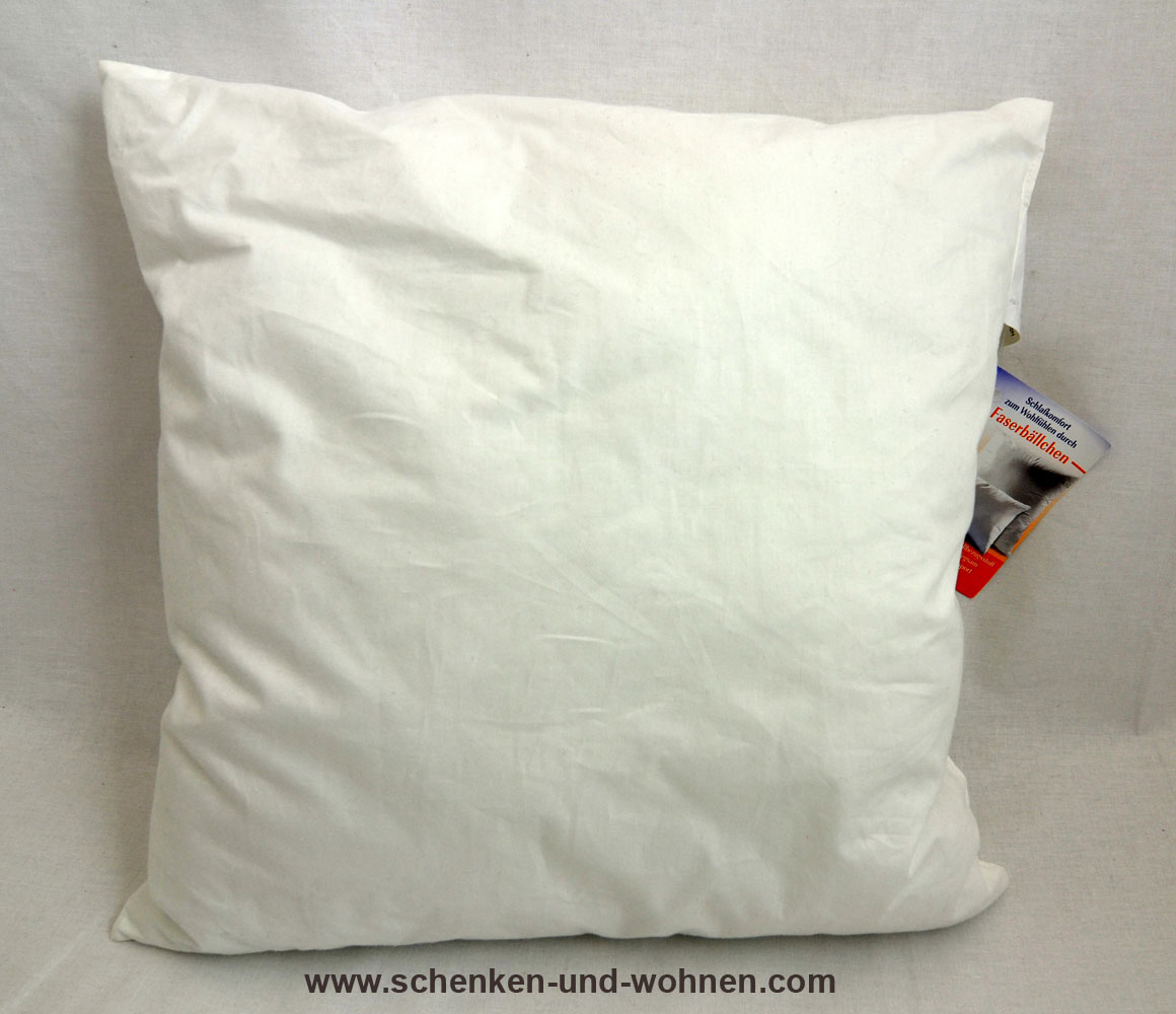 Kissenfüllung 40 x 40 cm mit Faserbällchen