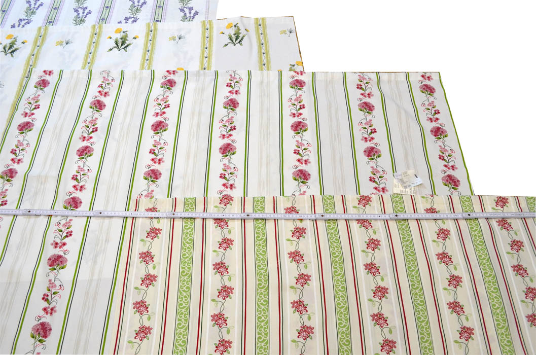 Stoffreste-Paket aus 5 Resten Landhaus-Dekostoff