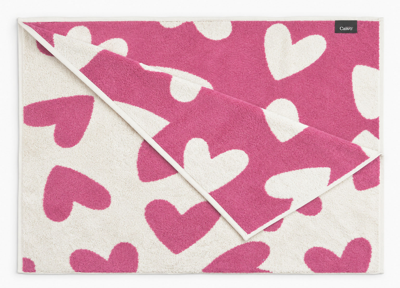 Cawö Handtücher Heart Beats Hearts 6275 Beere - 32