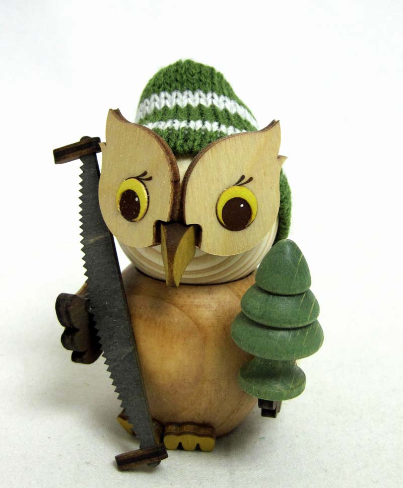 minieule_waldarbeiter_37351_d2uI0YK7DycPW91 Kuhnert - Mini-Eule Waldarbeiter ca. 7 cm