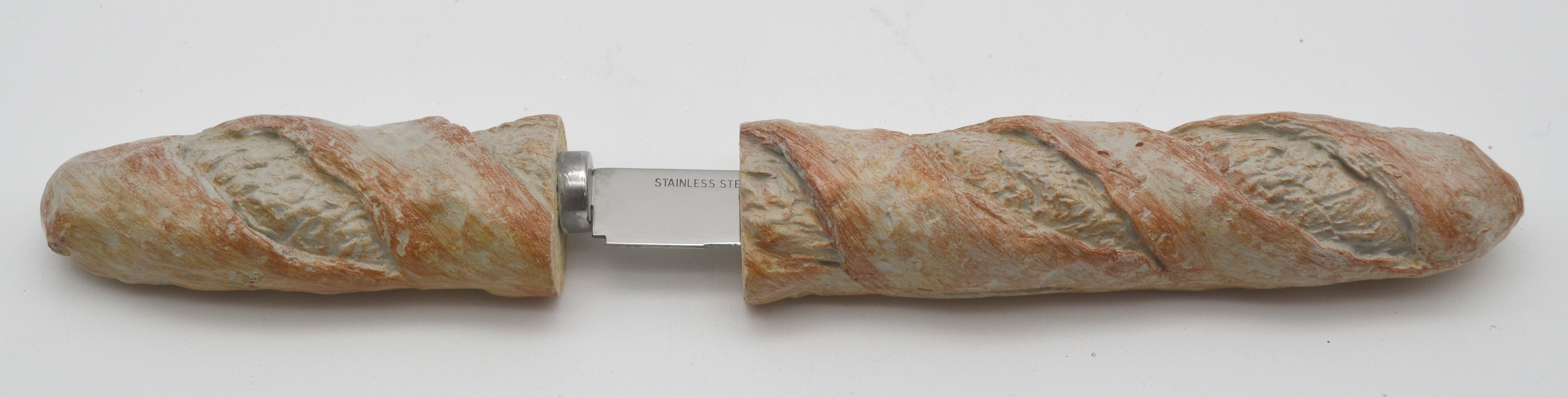 Brotmesser in Brotform  24x4 cm Stainless Steel