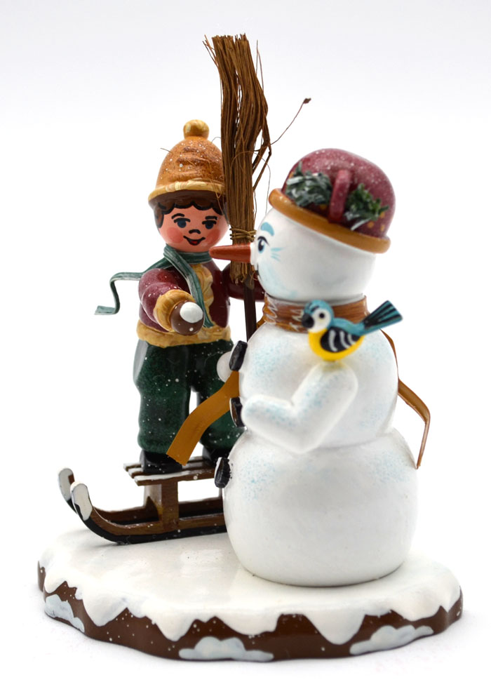 Hubrig Wiki Junge mit Schneemann 11 cm Hubrig Wiki Junge mit Schneemann 11 cm