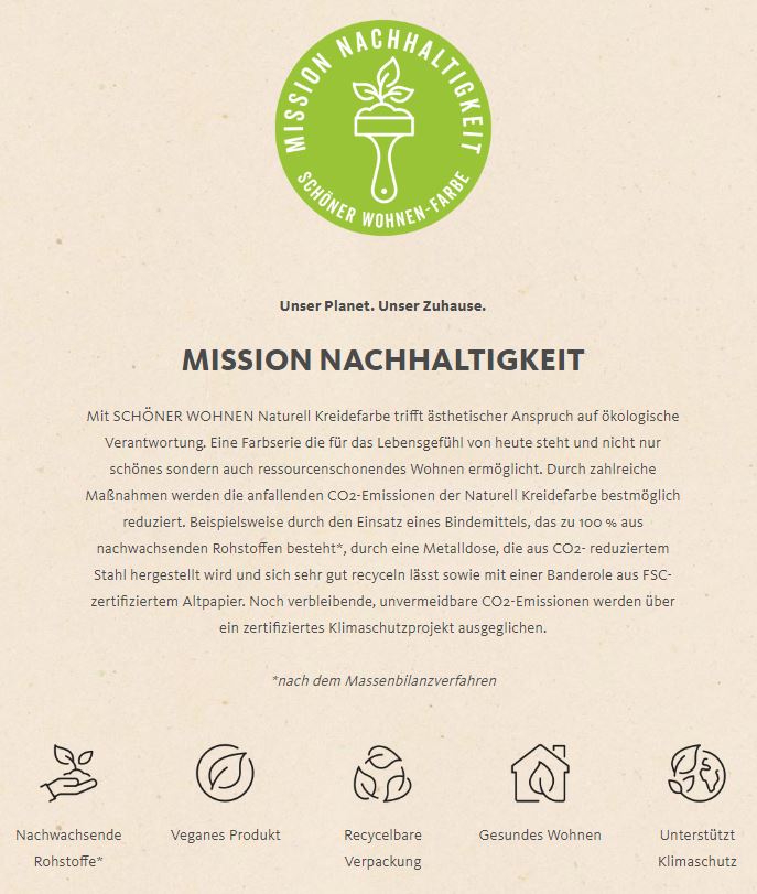 Naturell Kreidefarbe Bachplätschern 2,5 l