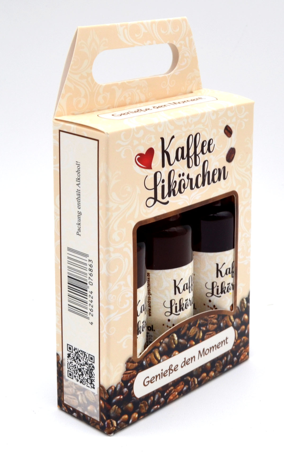 3er Likörbox "Kaffee-Likörchen" je 16%vol. 0,02l 