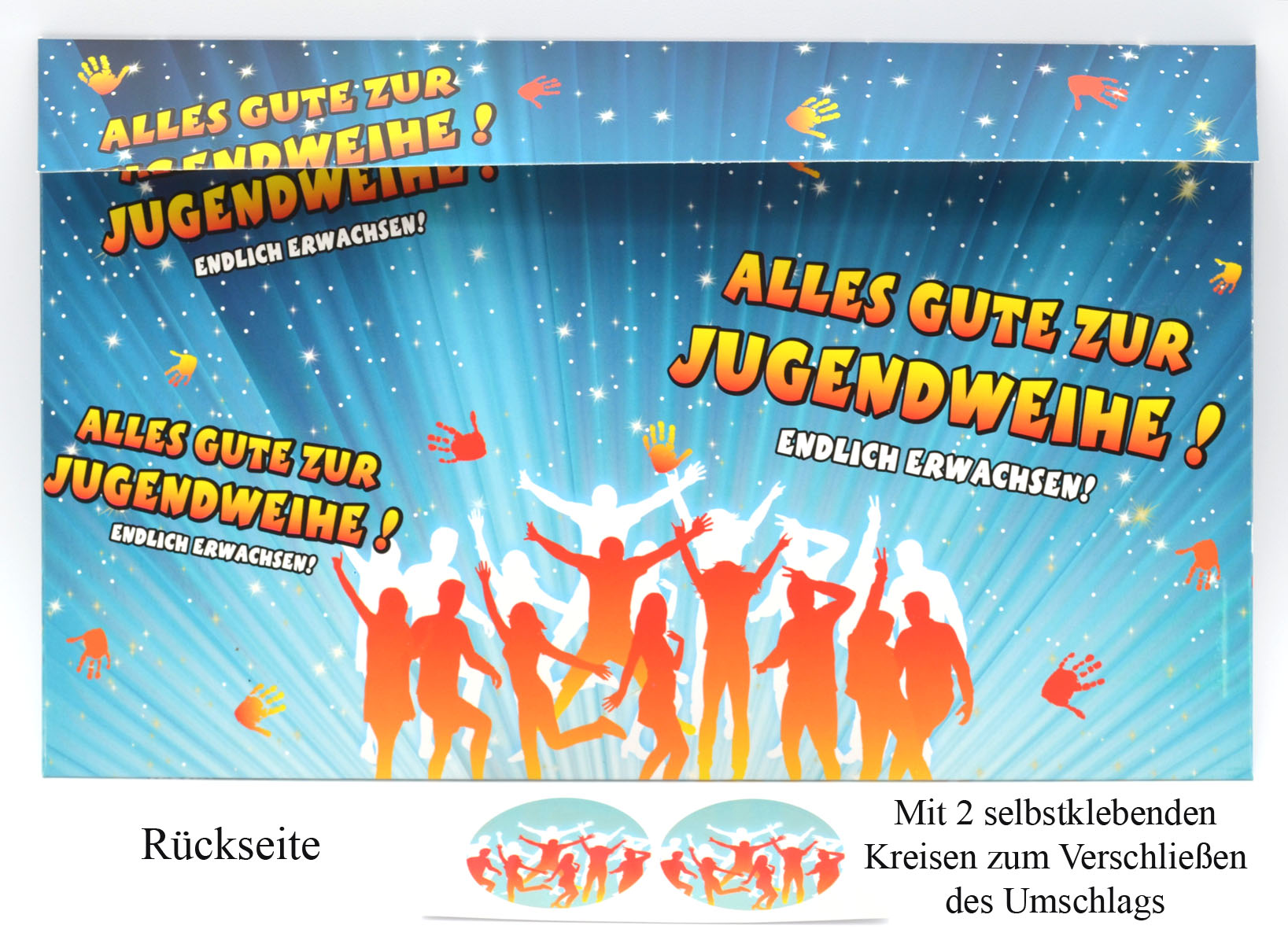 XXL-Umschlag "Jugendweihe" 30 x 18 cm