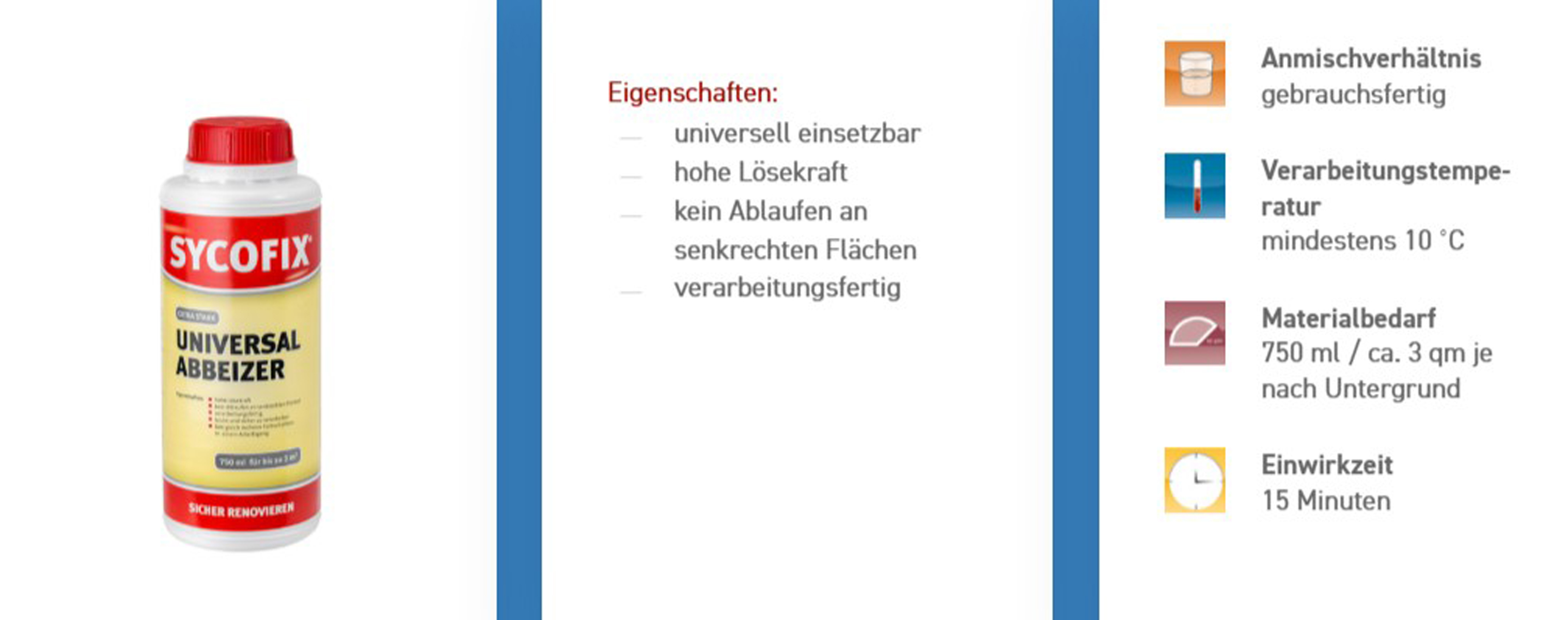 Sycofix - Universal Abbeizer extra - stark 750 ml