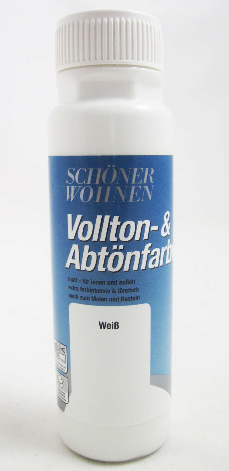 250ml_wei__9 Voll- und Abtönfarbe weiß 250ml