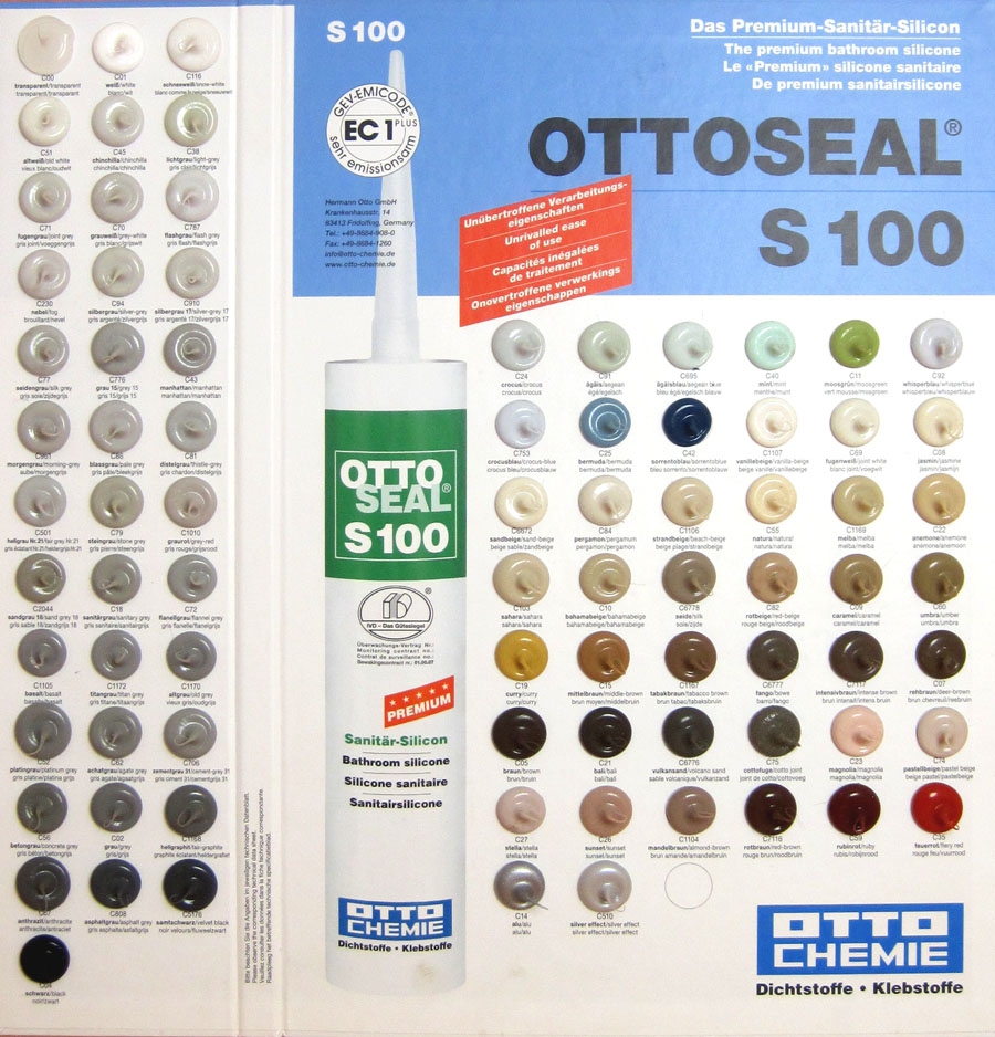 Sanitär-Silikon OTTOSEAL S100 Seide C6778, Kartusche 300 ml