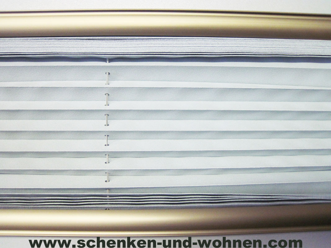 Plissee VS2 CL, grau 596 x 990 mm (B/H)