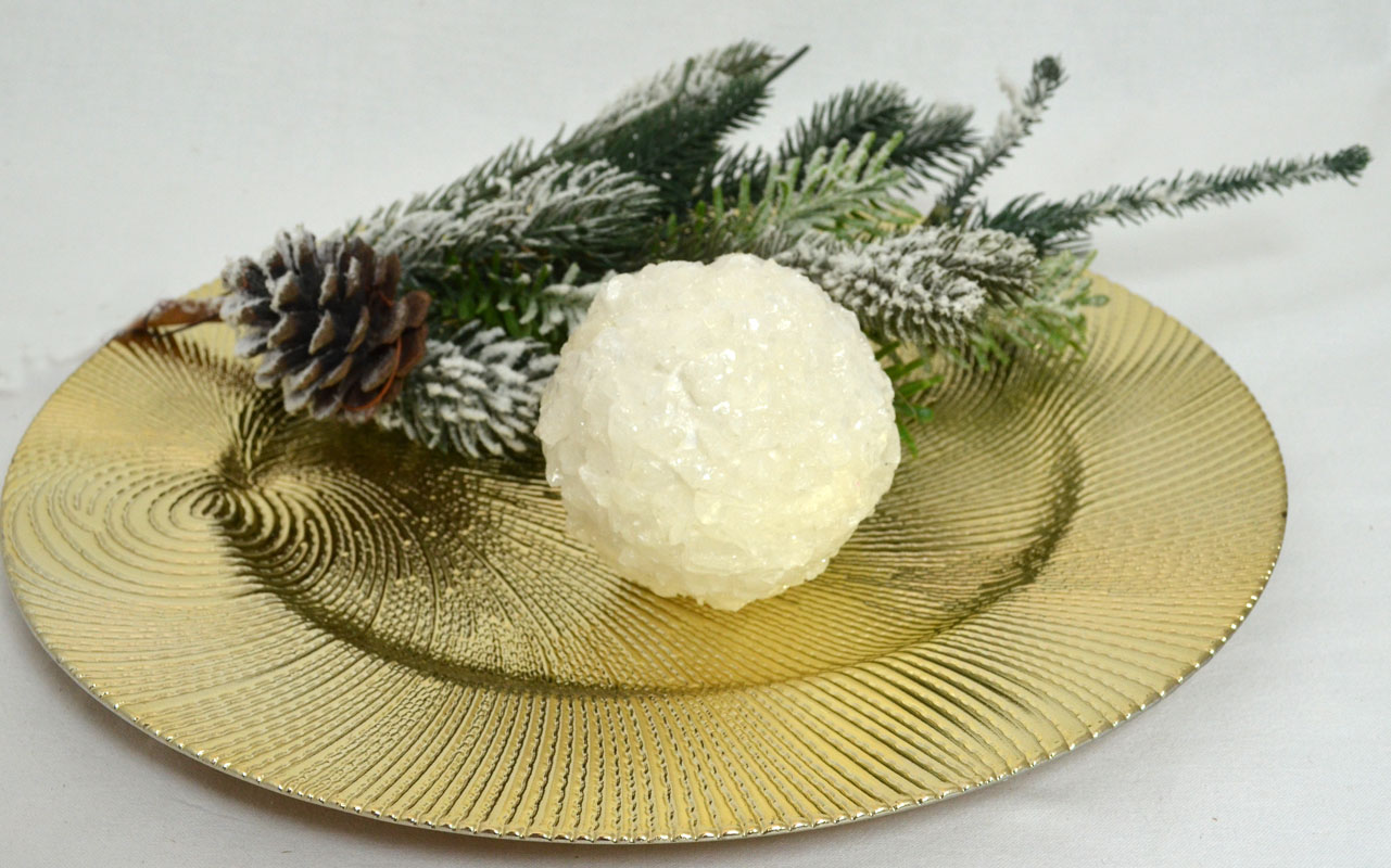 Deko Schneekugel 8 cm