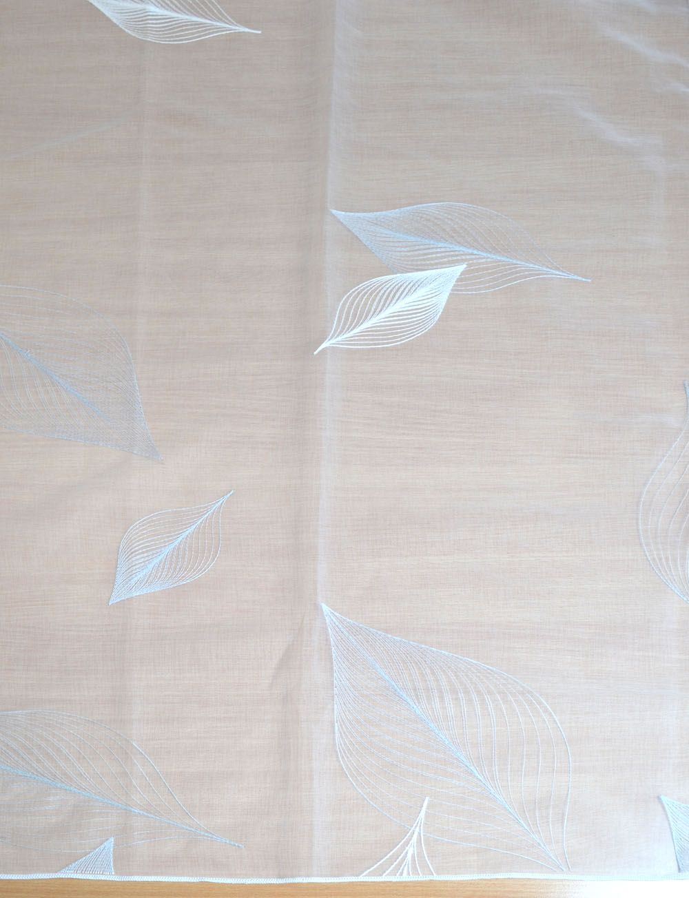 Stickereistores Meterware Kendra 3492 Höhe 300 cm weiss