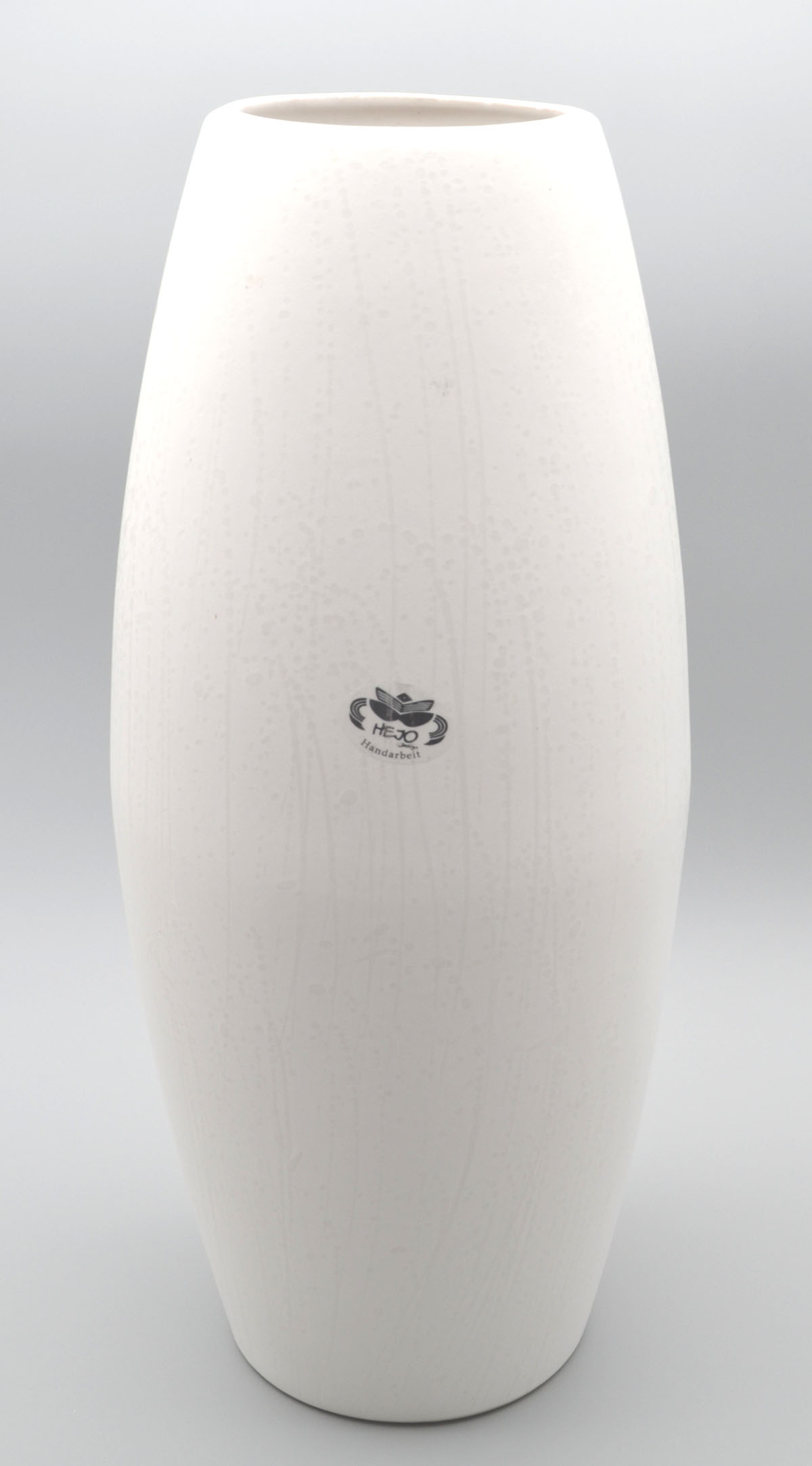 Keramik Bodenvase "Remo" 46 cm Cremeweiss