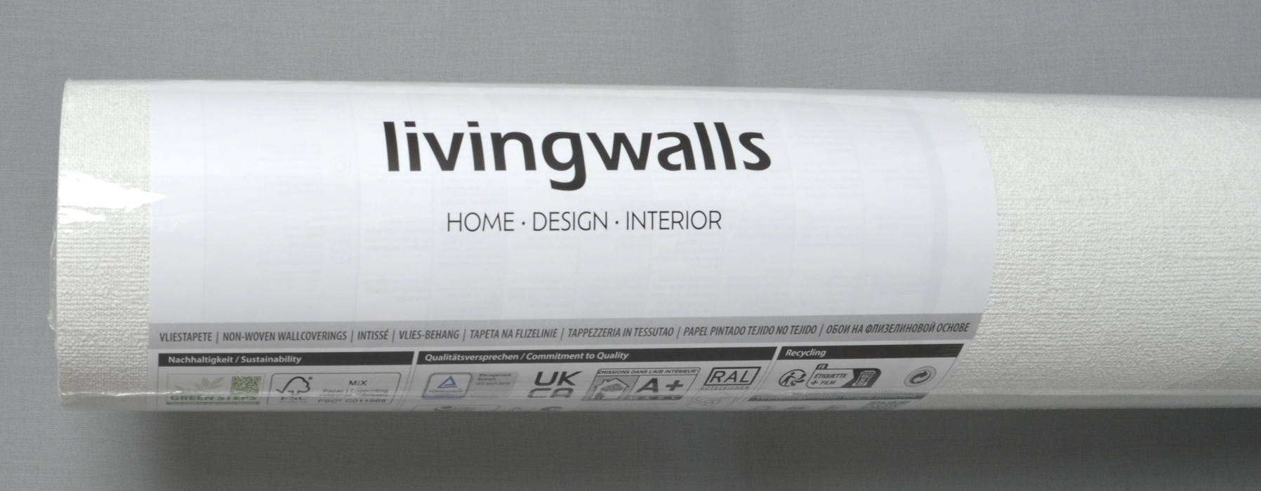 Vliestapete 36720-2 Uni weiß mit Struktur 10,05mx0,53m 367202