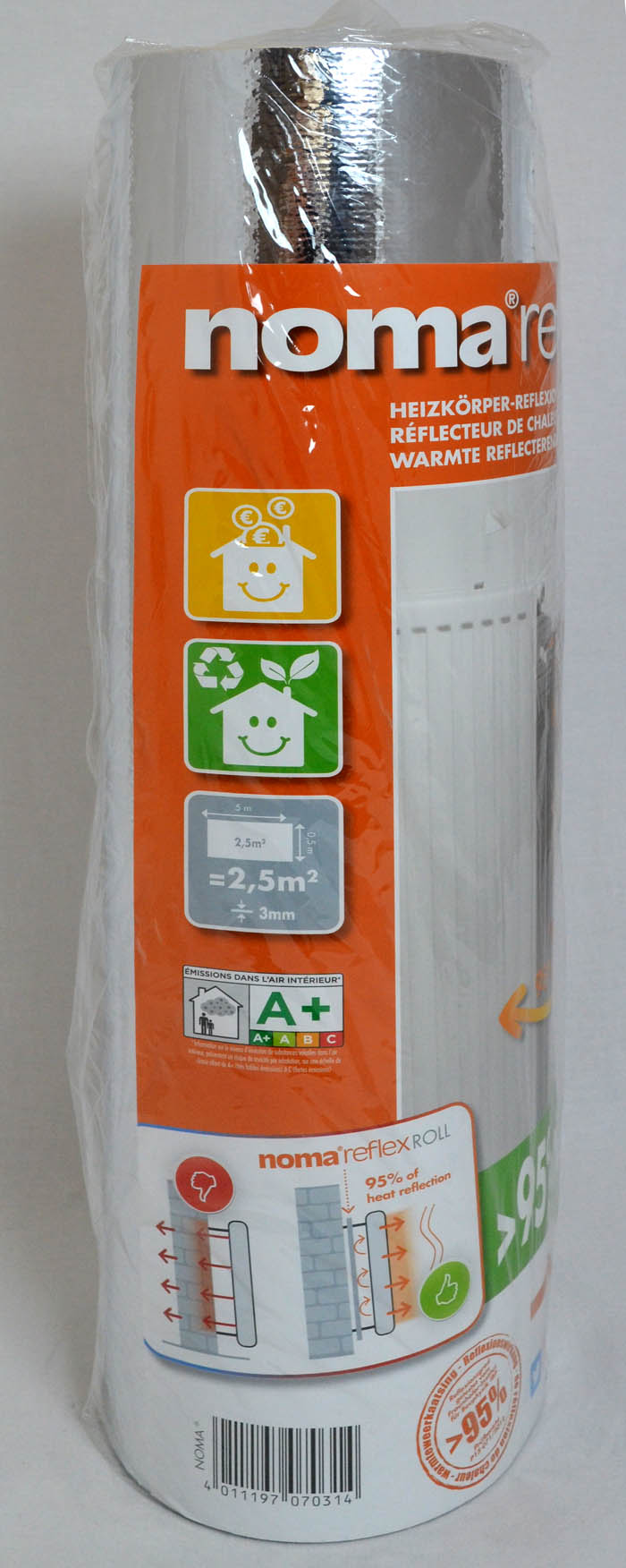 Heizkörper-Reflexionsfolie BxL 0,50mx5,00m
