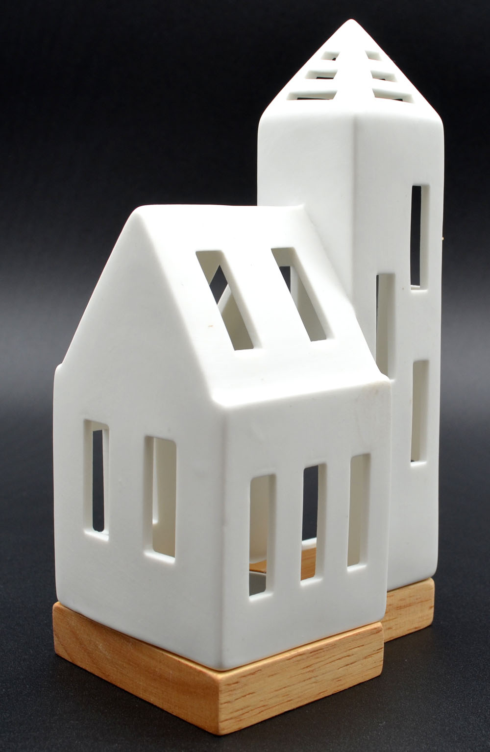 Village House Porzellan-Teelichthaus 18x10x7 cm (HxBxT) H23