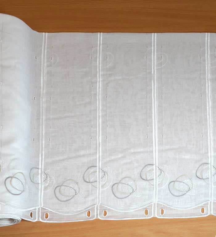 16 cm breites Raffpanneaux taupe-braun ca.140 cm hoch (incl. 2 Clips)