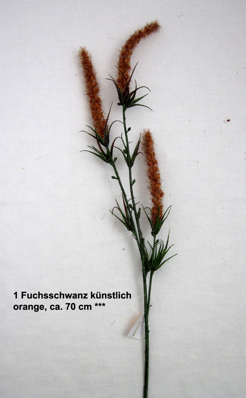1 Fuchsschwanz künstlich, sortiert, ca. 70cm