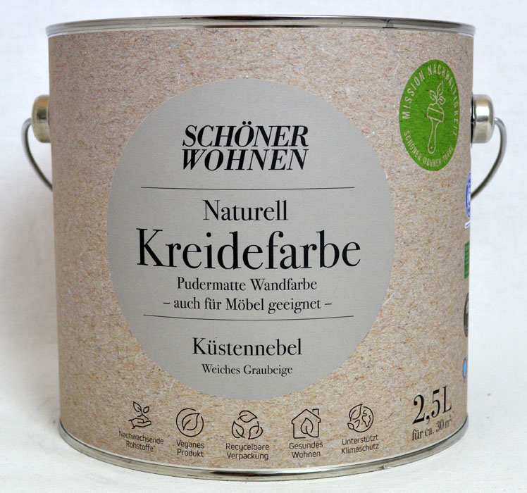 Naturell Kreidefarbe Küstennebel 2,5 l