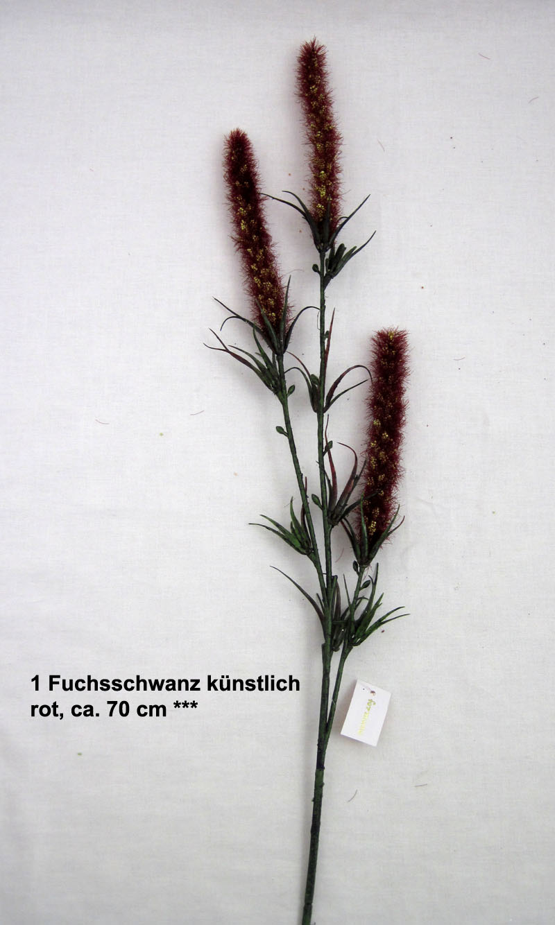 1 Fuchsschwanz künstlich, sortiert, ca. 70cm