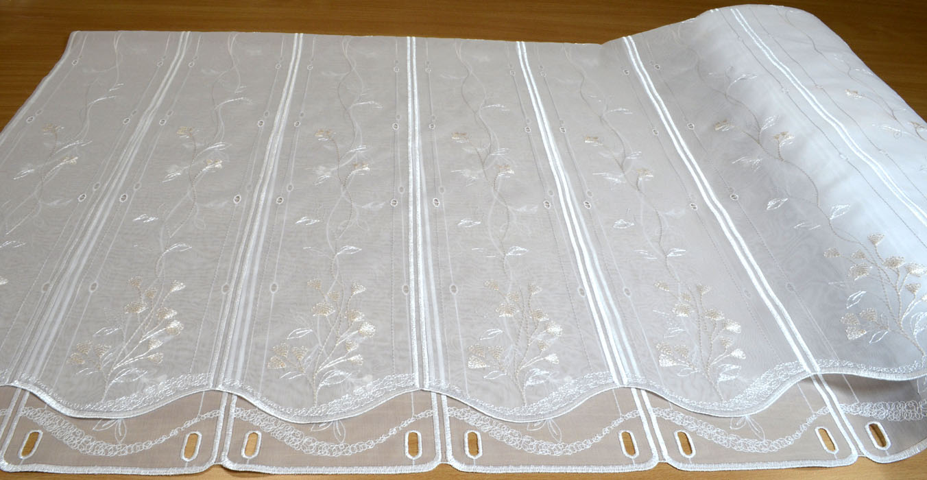 16cm breites Clippanneaux Raffpanneaux Gingko ca.140cm hoch