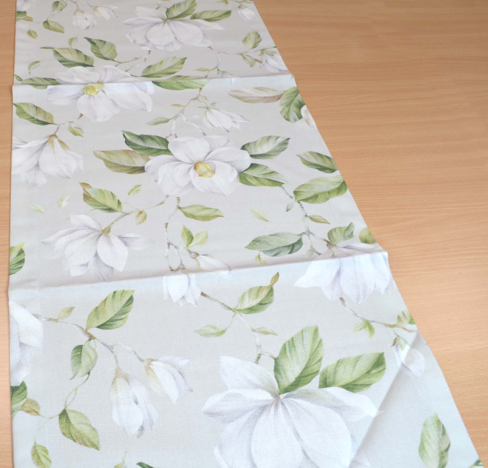 Tischläufer Magnolia mehrfarbig ca. 38 x 140
