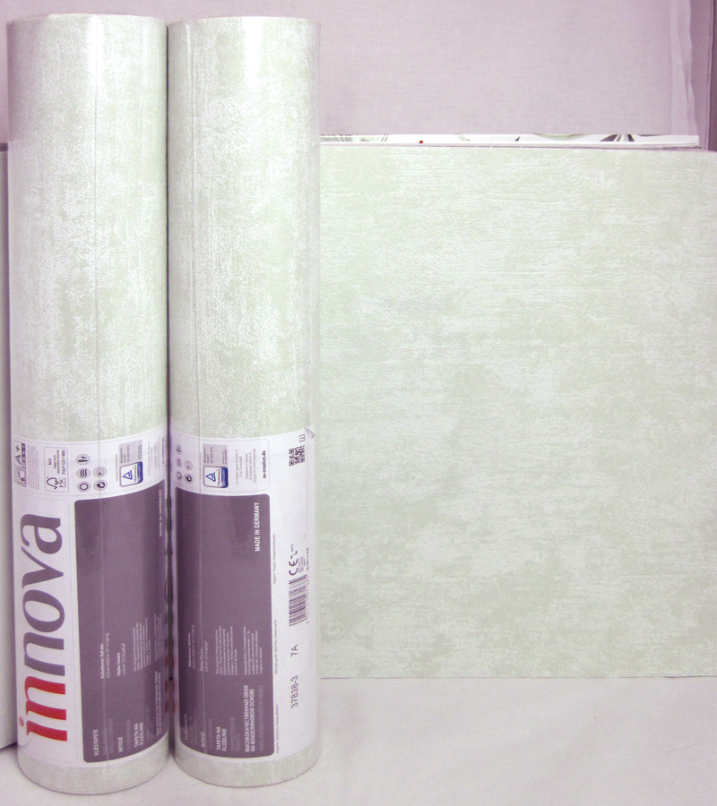 Vliestapete 37838-3 grün meliert