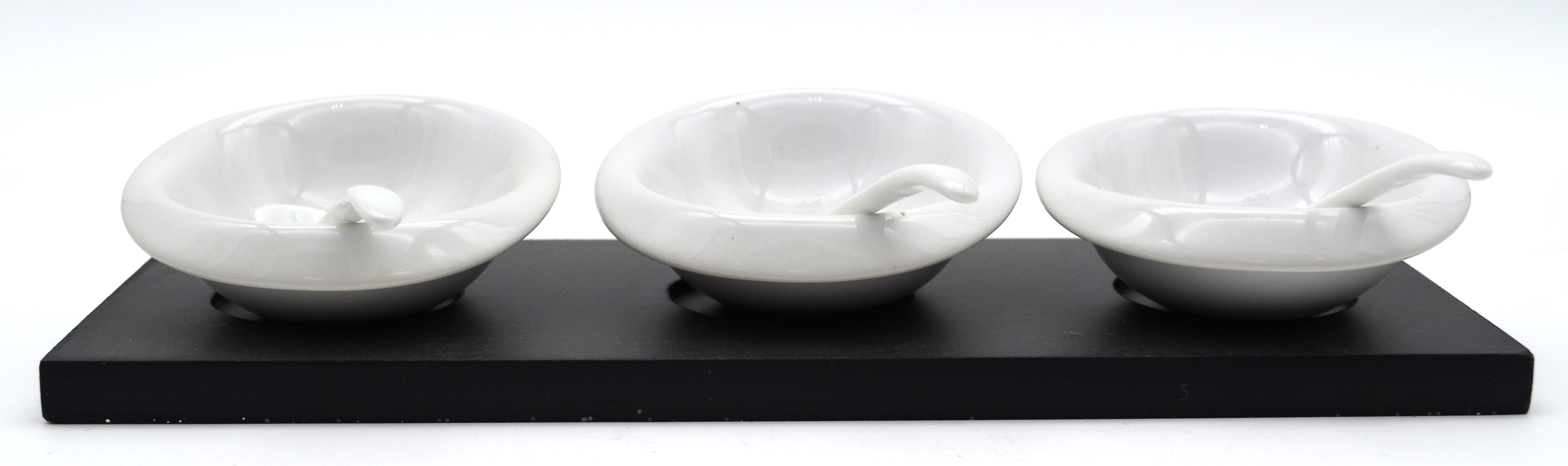 Dip-Schalen-Set  3-teilig 26x10x1,5 cm (LxBxH)