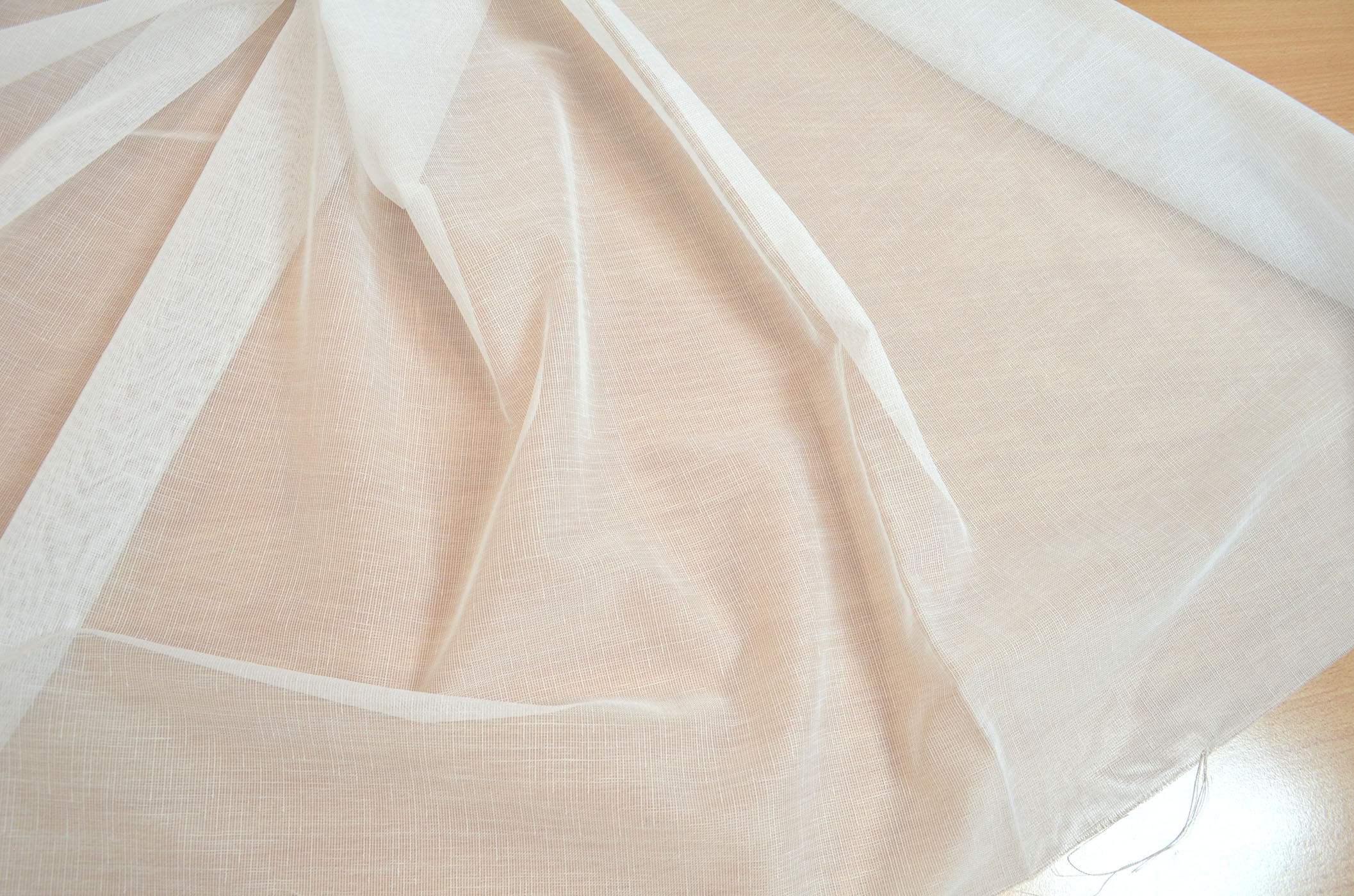 Gardinenrest Stores Leinenoptik 1,75 x 3,45 m (HxL) transparent