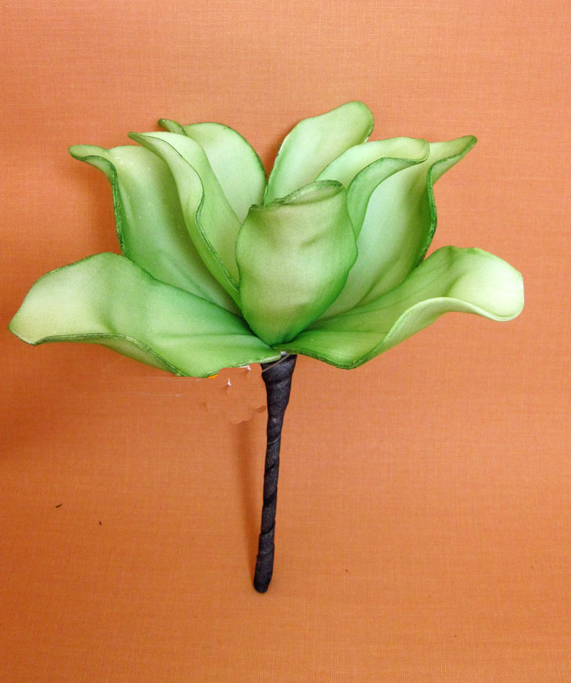 Foam Flower Rumba, künstlich hellgrün L.ca. 20 cm D.ca. 15cm