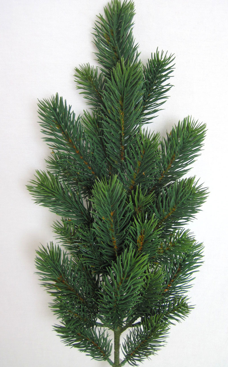 Künstlicher Tannenzweig grün ca. 62 cm