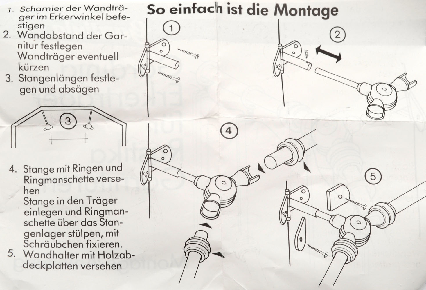 Erker-Träger Eiche rustikalfarbig für Stil 28 mm Holz