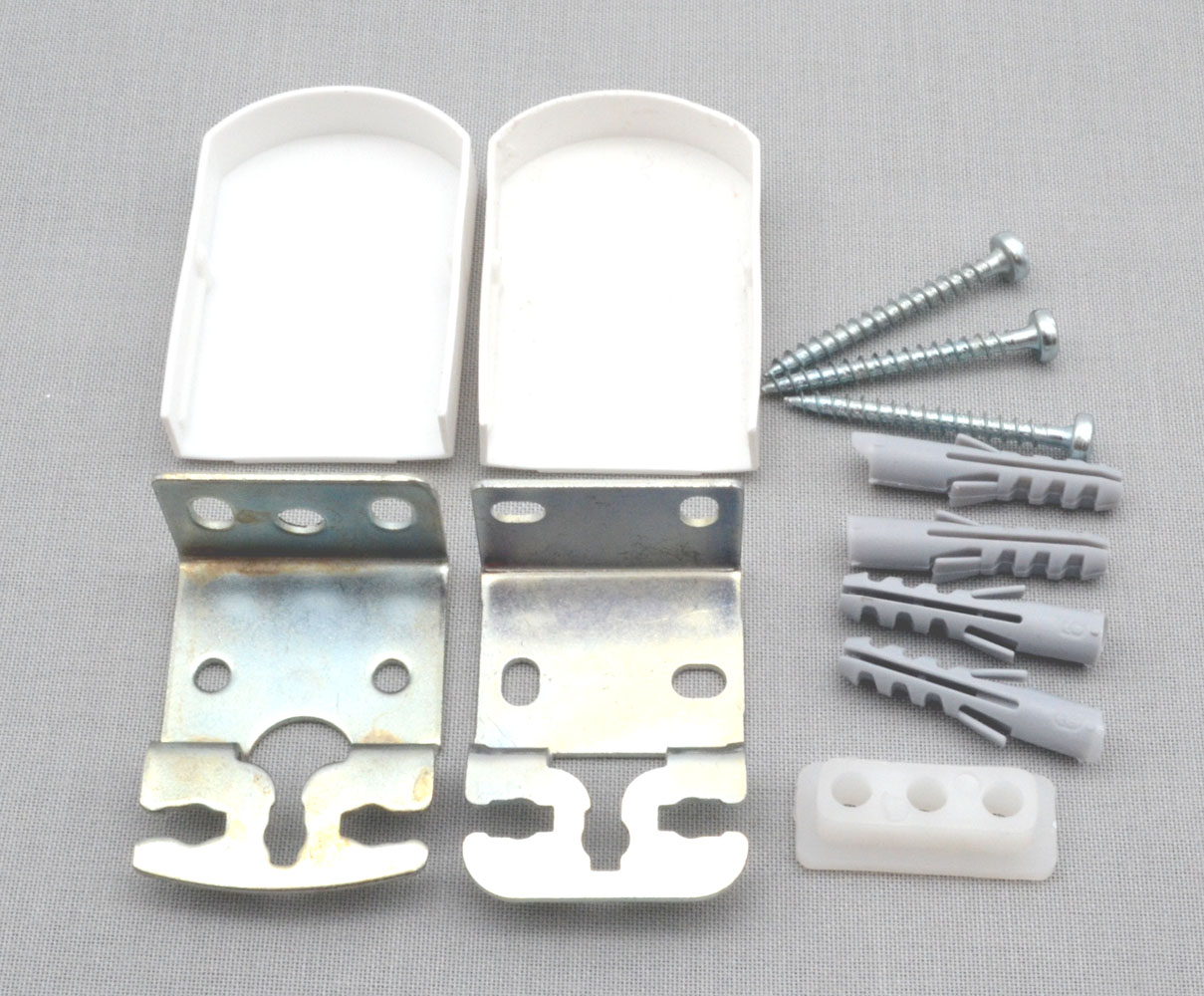 Montageset für SB Rollo für Welle 25mm Weiß
