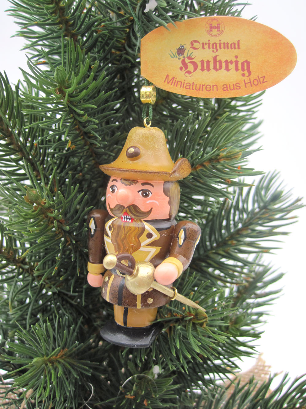 Hubrig Baumbehang Nussknacker Musketier mehrfarbig 7 cm