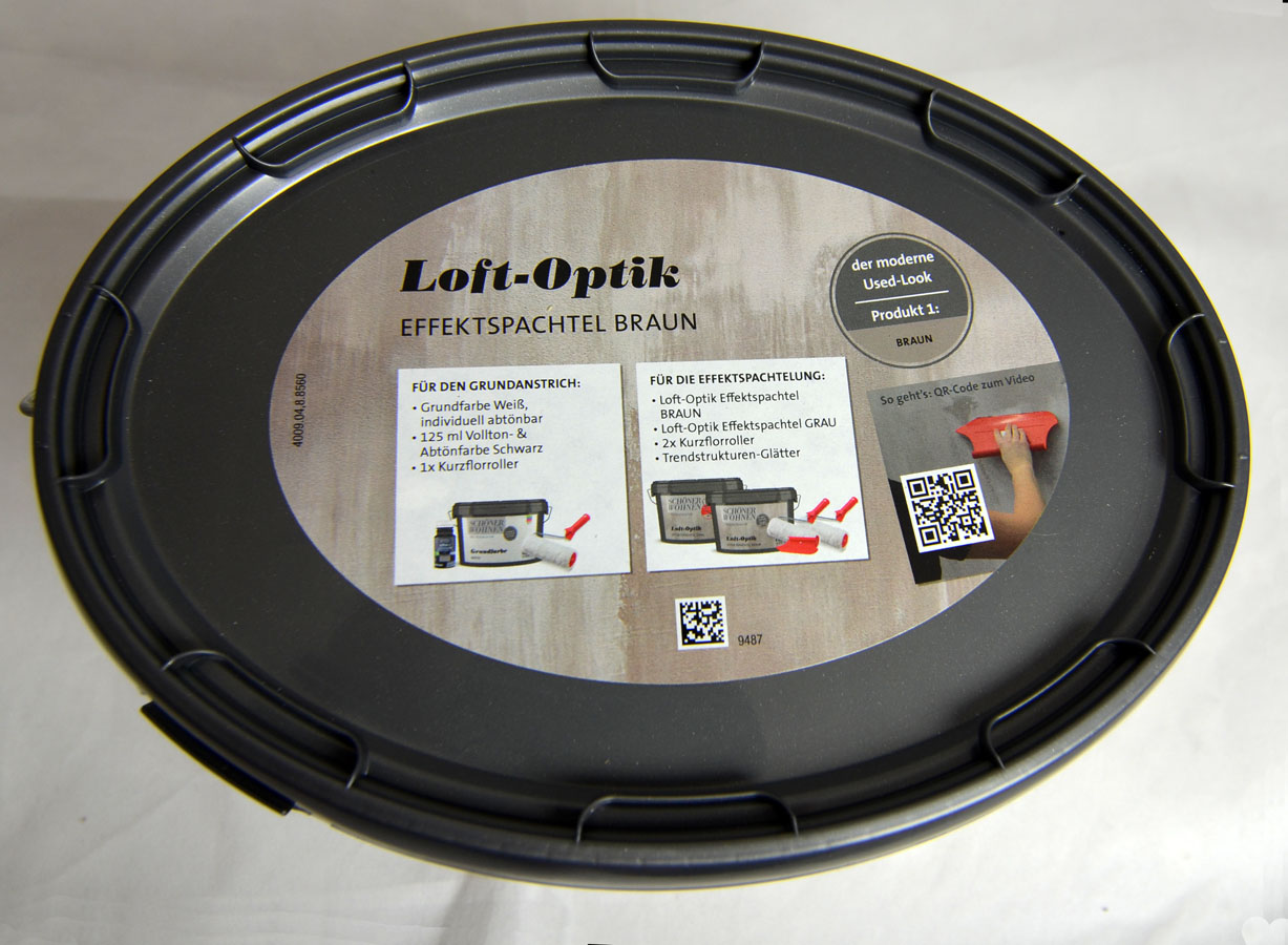 Loft-Optik braun und grau je 4 kg Moderner Used-Look