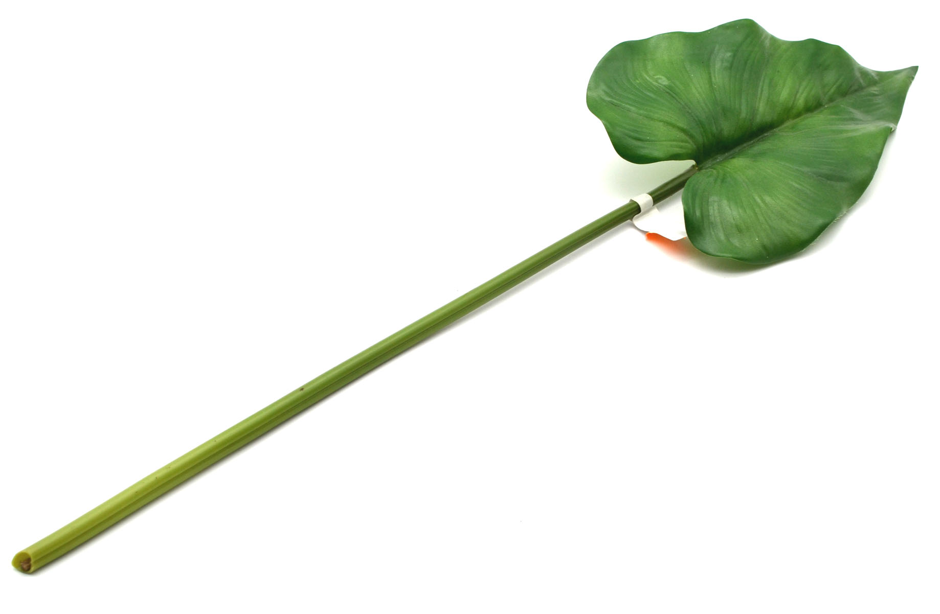 1 Anthurienblatt künstlich grün ca. 60 cm Deko-Blatt