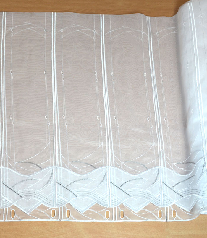 16cm breites Clippanneaux Raffpanneaux weiß-grau ca. 140cm hoch