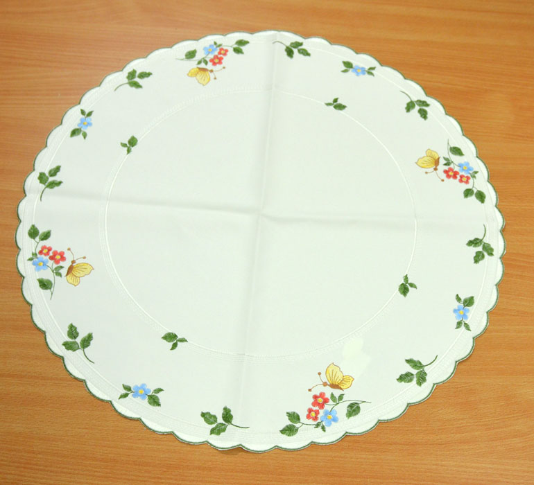 1319d15_decke_58_cm_rund_sektbot Decke Blütenkreis ca. 58 cm rund, Satin sekt