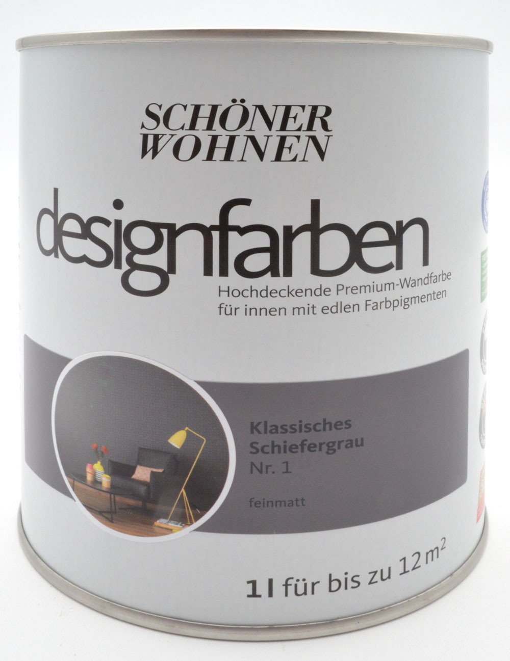 Designfarbe Klassisches Schiefergrau Nr. 1 1,0 l