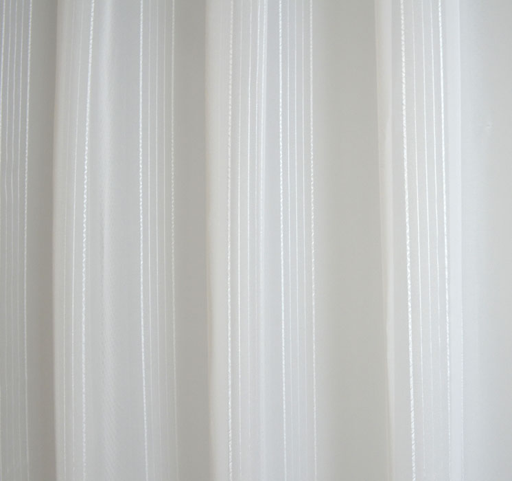 Fertiggardine Stores 2,00m x 2,10 m (BxH) weiß transparent