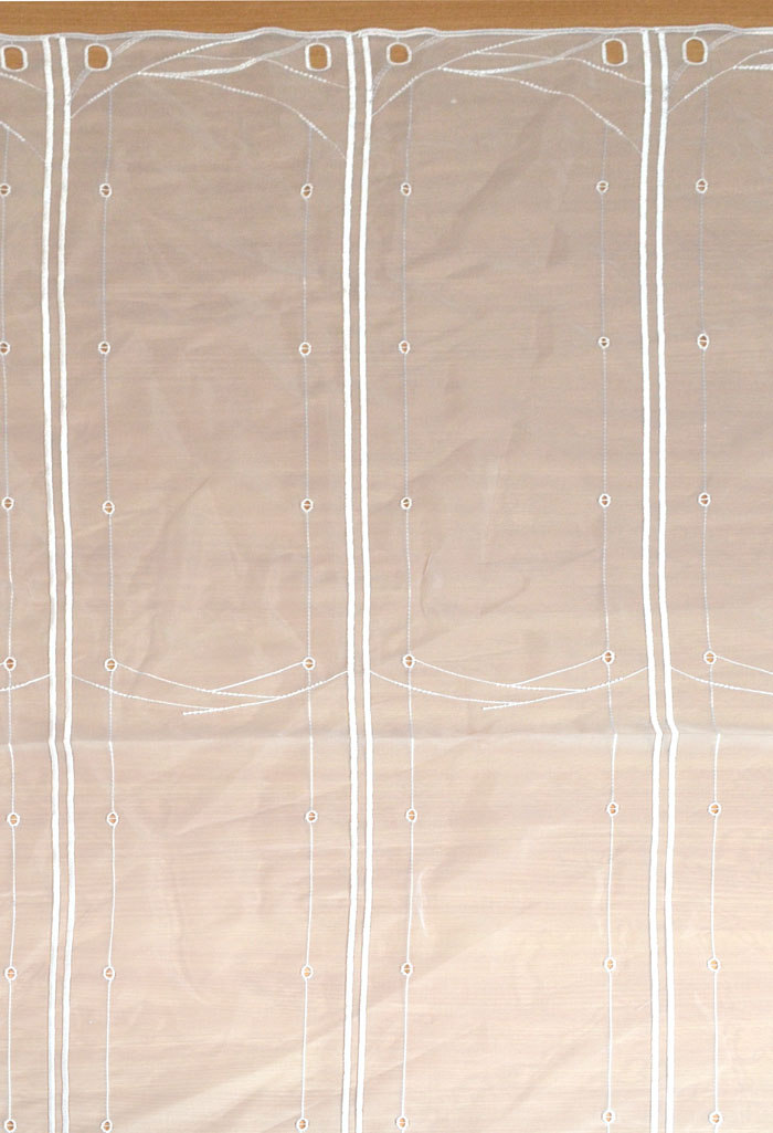 16cm breites Clippanneaux Raffpanneaux weiß-grau ca. 140cm hoch