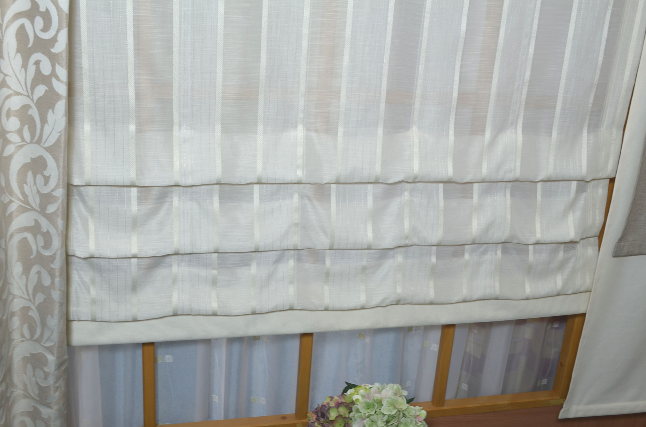 Musterfenster Gardinen Breite 2,20 m Höhe ca. 2,20 m