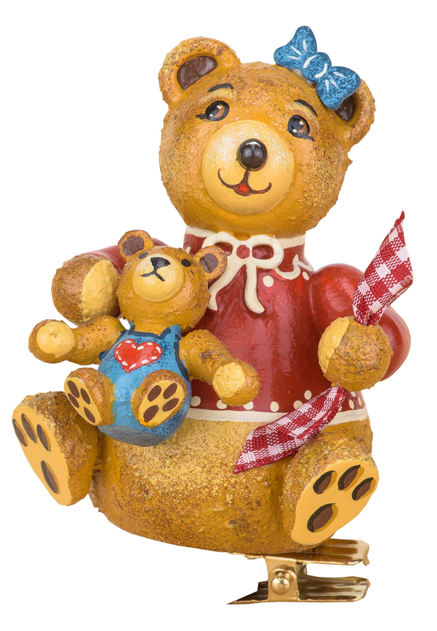 Hubrig Baumclipser - Teddy Anni´s Ollibär ca. 9 x 6 x 6 cm (HxBxT) 