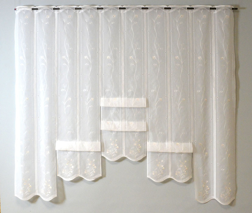 16cm breites Clippanneaux Raffpanneaux Gingko ca.140cm hoch