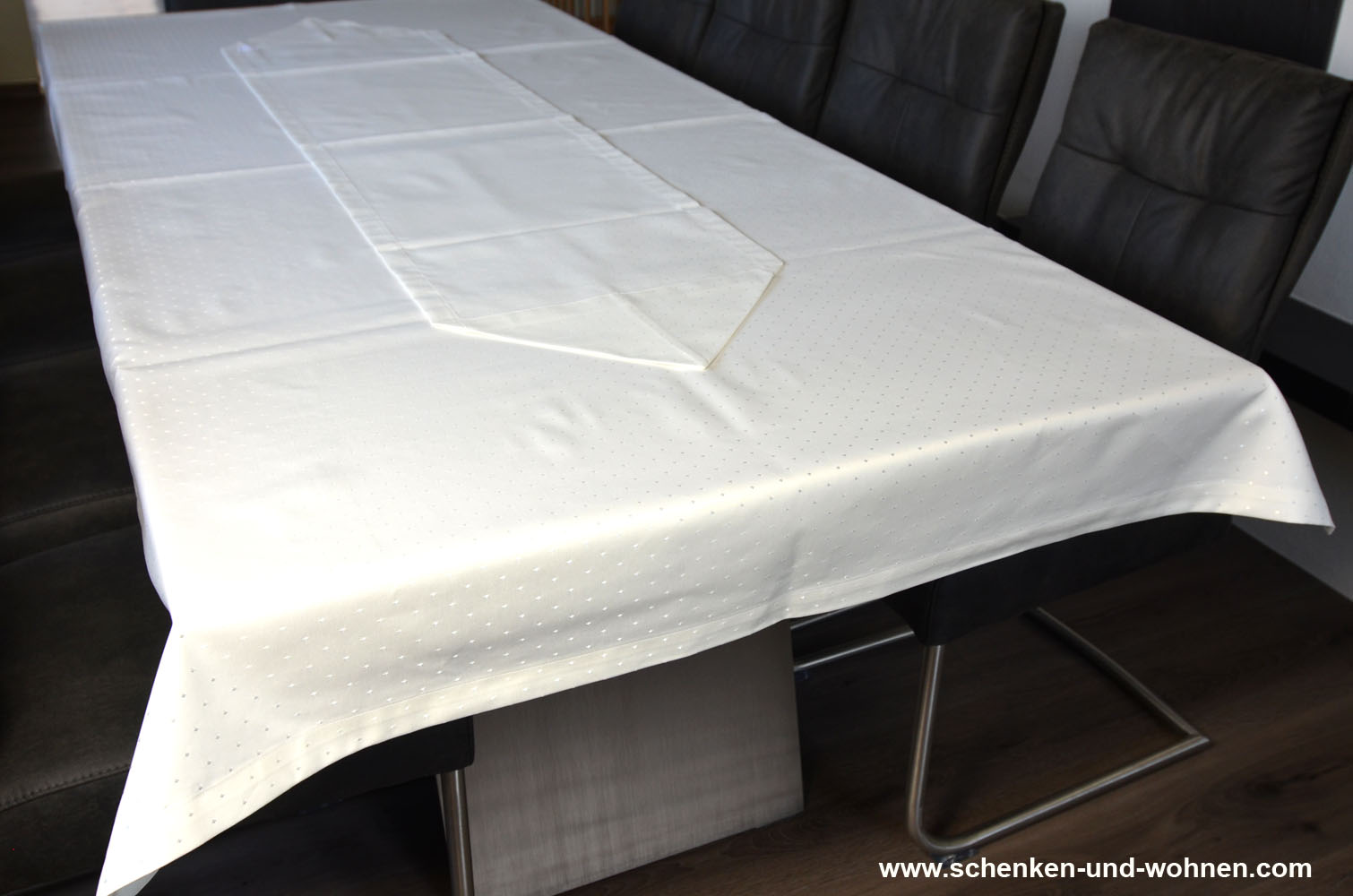 Tischwäsche Tischband 20 x 160 cm wollweiß