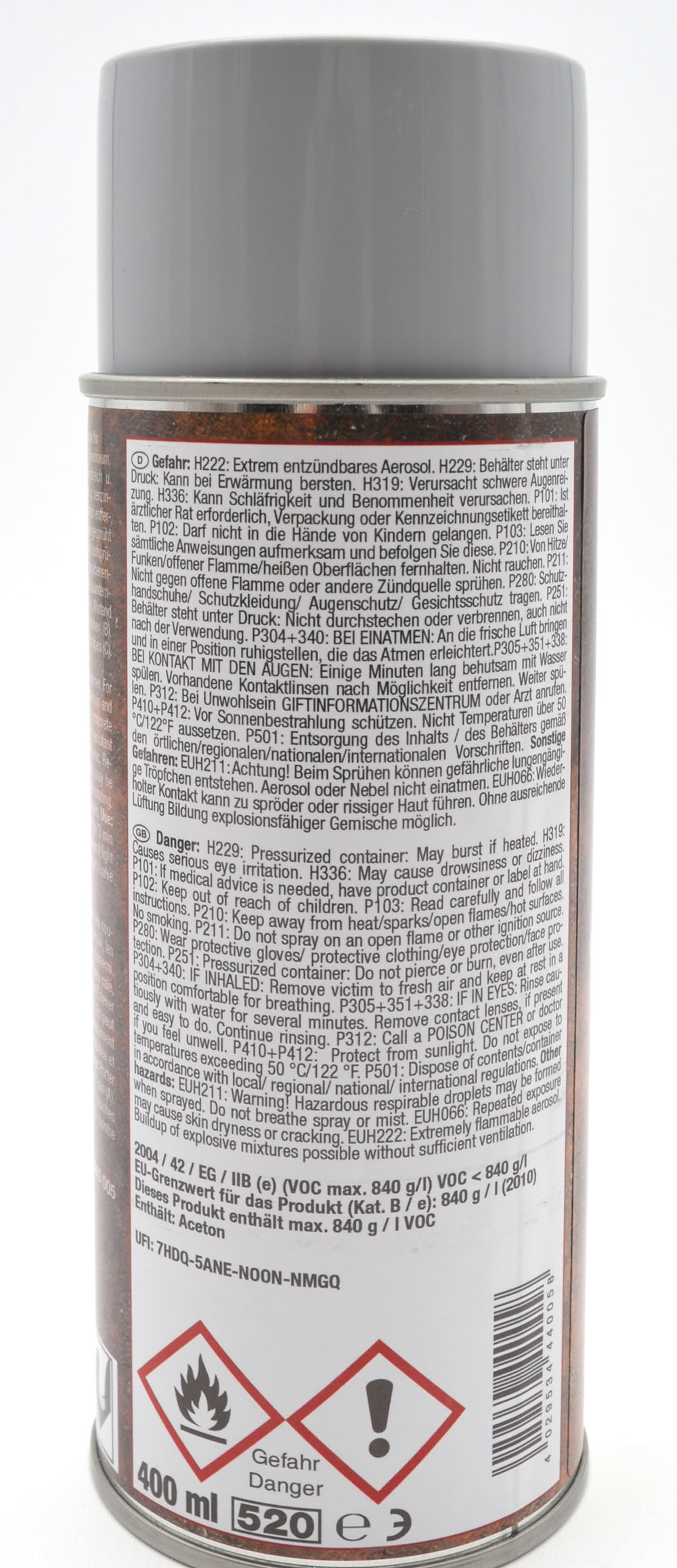 Rostux Rostumwandler u. Korrosionsschutz 400ml grau 