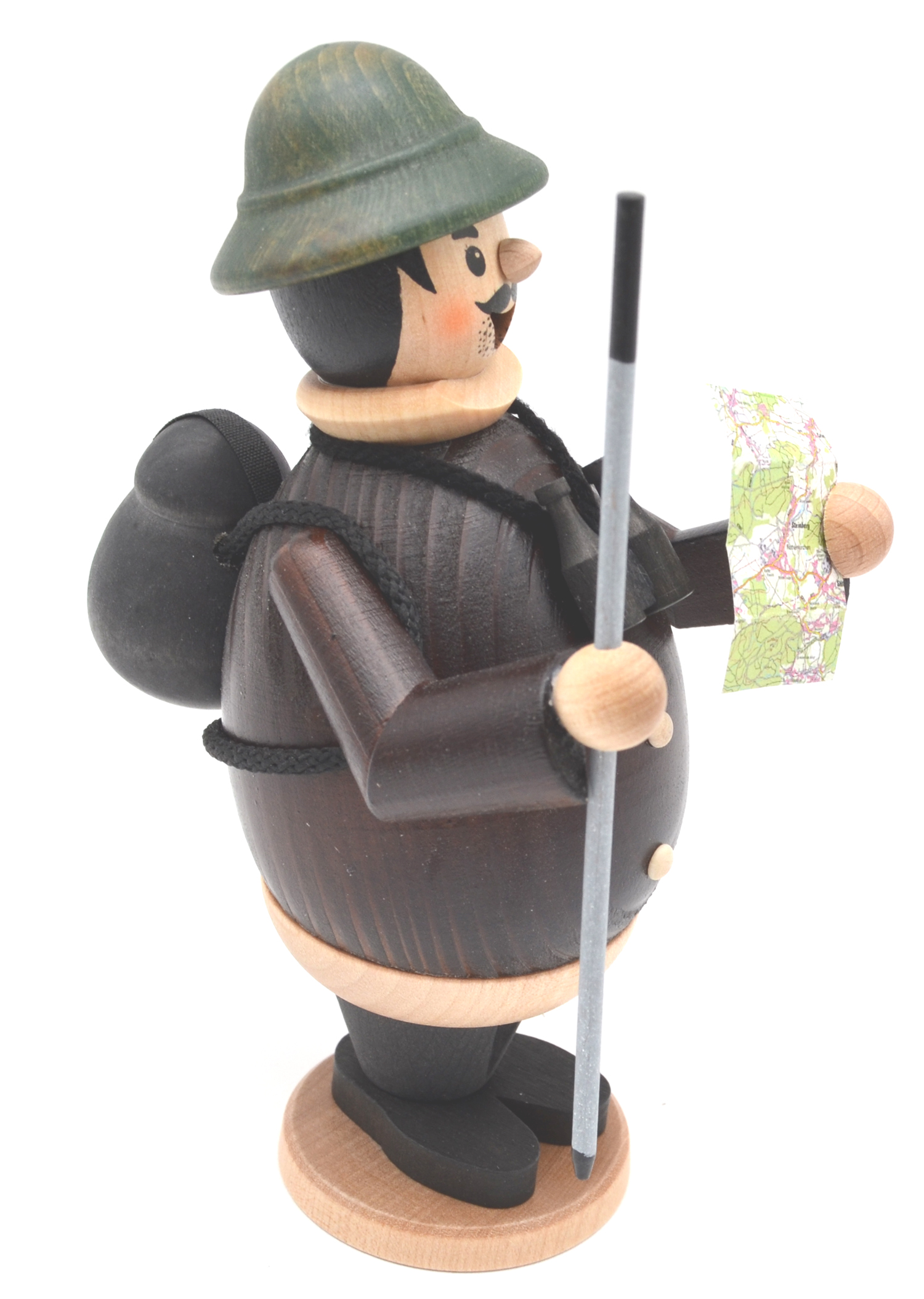 Rauchfigur Max "Wanderer" mehrfarbig ca. 16 cm