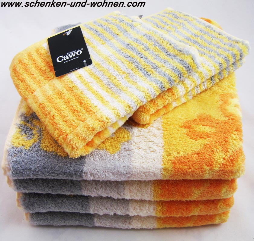 noblesse1056_1057_4 Handtuch Noblesse Cashmere Streifen, Melba ca. 50 x 100 cm