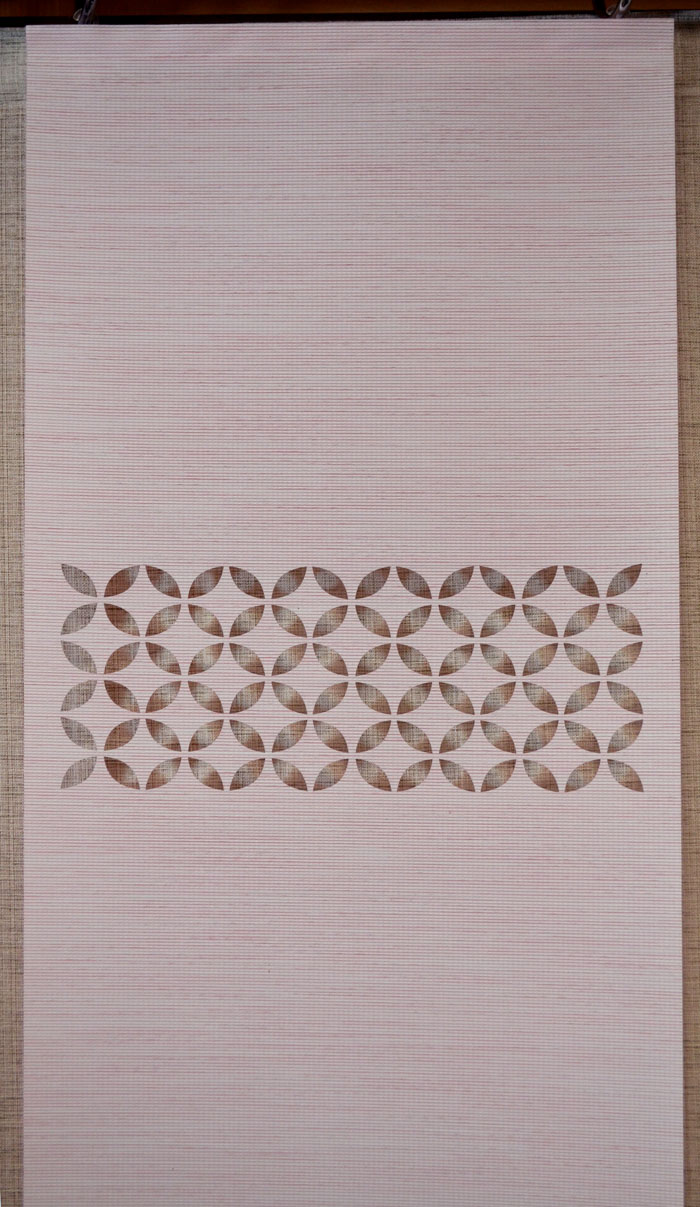 Fläche Laser-Cut rosé BxH 40x120 zum Kletten