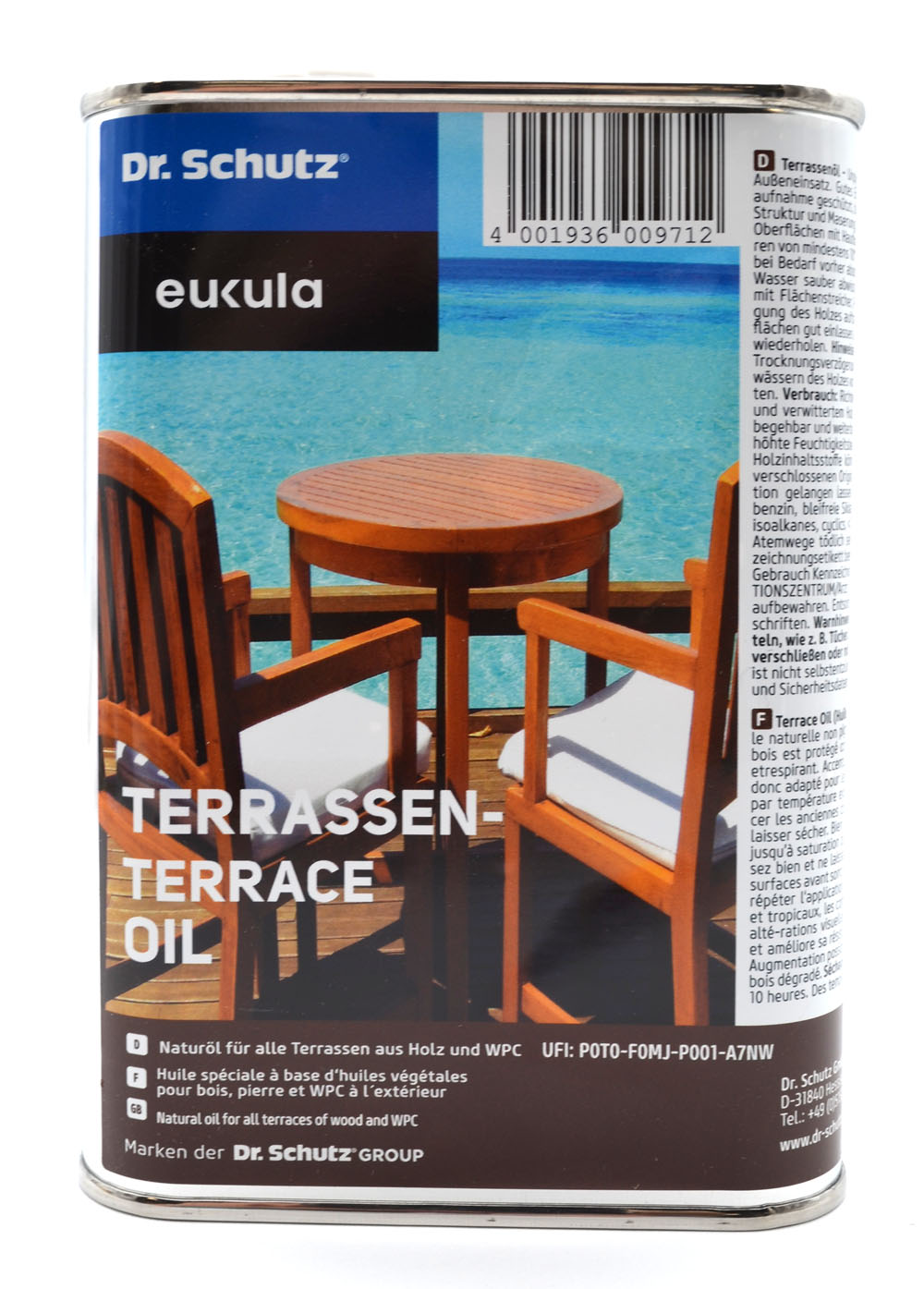 Terrassen-Oil 1 l Dr. Schutz - Eukula
